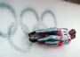 Die olympische Rodelbahn ist sehr anspruchsvoll. 